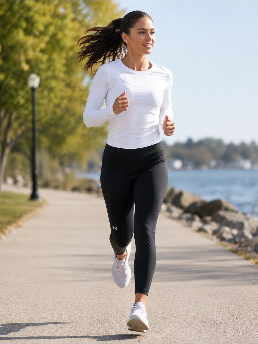 Under Armour Black Compression Ankle Leggings - Picture 8 of 9